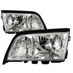 Μπροστινά Φανάρια Set Για Mercedes-Benz C-Class W202 93-01 Clear Glass Χρωμίου H4/H3 Ρύθμιση Αέρος Eagle Eyes Μπροστινά Φανάρια Set Για Mercedes-Benz C-Class W202 93-01 Clear Glass Χρωμίου H4/H3 Ρύθμιση Αέρος Eagle Eyes