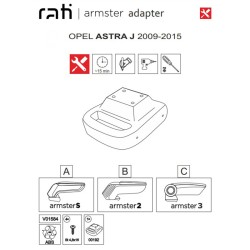 Βάση Τεμπέλη Ειδική Για Opel Astra J 09-15 Armster Rati 1 Τεμάχιο Βάση Τεμπέλη Ειδική Για Opel Astra J 09-15 Armster Rati 1 Τεμάχιο