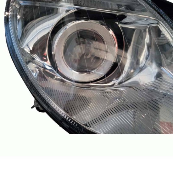 Φανάρι Μπροστινό Δεξί Για Mercedes-Benz E-Class W211 06-09 Χρωμίου Facelift H7/H7 Με Μοτέρ Depo