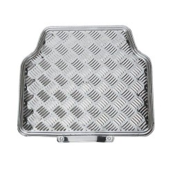 Πατάκια Αυτοκινήτου Aluminium Ασημί  4 Τεμάχια