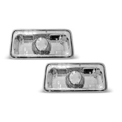 Πλαϊνά Φλας Φτερού Για VW Golf 3 91-95 / Vento 91-95 / Seat Ibiza / Cordoba 6k 93-96 Chrome 2 Τεμάχια