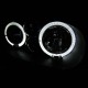 Μπροστινά Φανάρια Set Για Vw Golf IV (4) 97-03 Angel Eyes Μαύρα H1/H1/P21W JunYan
