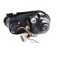 Μπροστινά Φανάρια Set Για Vw Golf IV (4) 97-03 Angel Eyes Μαύρα H1/H1/P21W JunYan