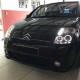 Μπροστινά Φανάρια Set Για Citroen C2 04-10 Angel Eyes & Led Μαύρα H1/H1 Manual JunYan
