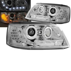 Μπροστινά Φανάρια Set Για vw T5 03-09 DRL & Led Φλας H1/H1 Με Μοτέρ JunYan Μπροστινά Φανάρια Set Για vw T5 03-09 DRL & Led Φλας H1/H1 Με Μοτέρ JunYan