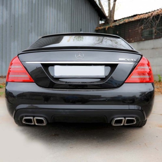 Αεροτομή Πορτ Παγκάζ Για Mercedes-Benz S-Class W221 05-13 Amg Look Lipspoiler Από Πολυουρεθάνη