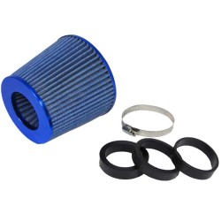 Φιλτροχοάνη Αυτοκινήτου Διπλής Ροής Universal Tenzo-R Με 3 Αντάπτορες Φ60/65/70mm Μπλε