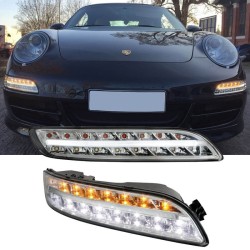 DRL Set Για Porsche Carrera 911 997 04-08 Με Led Φλας 2 Τεμάχια DRL Set Για Porsche Carrera 911 997 04-08 Με Led Φλας 2 Τεμάχια
