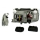 Μπροστινά Φανάρια Set Για Vw Polo 6N 94-99 Angel Eyes Χρωμίου H7/H7 Με Μοτέρ Depo