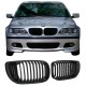 Καρδιές Μάσκας Για Bmw 3 E46 02-05 Sedan/Touring Μαύρο Ματ 2 Τεμάχια