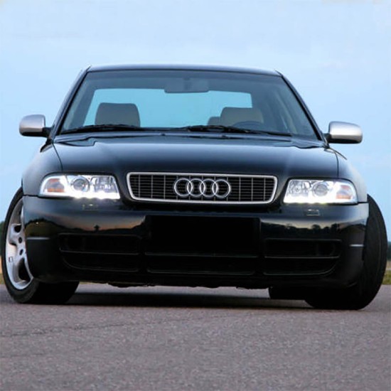 Μπροστινά Φανάρια Set Για Audi A4 B5 94-98 DRL Χρωμίου H1/H1 Sonar