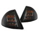 Μπροστινά Φλας Για Bmw 3 E46 99-01 Sedan/Touring Μαύρα/Clear Led 2 Τεμάχια Eagle Eyes