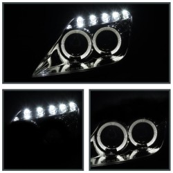 Μπροστινά Φανάρια Set Για Toyota Celica T230 99-05 Angel Eyes & Led Χρωμίου H3/H1 Manual Junyan Μπροστινά Φανάρια Set Για Toyota Celica T230 99-05 Angel Eyes & Led Χρωμίου H3/H1 Manual Junyan