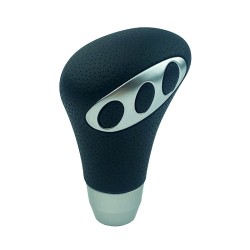 Πόμολο Λεβιέ Ταχυτήτων Universal Μαύρο Με Νίκελ Για Κανονική Όπισθεν 37059