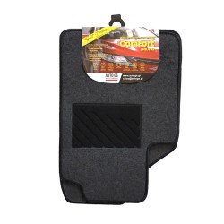 Πατάκια Αυτοκινήτου Universal Μοκέτα Comfort Ανθρακί 5 Τεμάχια