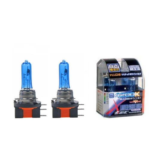 Λάμπες Αλογόνου H15 12V 15/55w Superwhite 4200k X-Tec 2 Τεμάχια