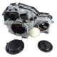 Μπροστινά Φανάρια Set Για Mercedes-Benz CL203 SportsCoupe 00-04 Projectors Χρωμίου H7/H7 Με Ρυθμιστή Αέρος Depo