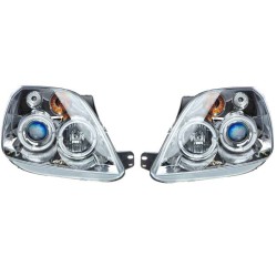 Μπροστινά Φανάρια Set Για Ford Fiesta 02-05 Angel Eyes & Led Χρωμίου H1/H1 Manual Sonar Μπροστινά Φανάρια Set Για Ford Fiesta 02-05 Angel Eyes & Led Χρωμίου H1/H1 Manual Sonar