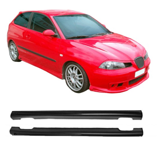 Πλαινά Μασπιέ Για Seat Ibiza 6L 02-08 Από Abs Πλαστικό 2 Τεμάχια