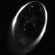 Μπροστινά Φανάρια Set Για Porsche Carrera 911 997 04-09 DRL Tube Lights Μαύρα Xenon D2S/H1 Sonar