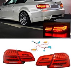 Πισινά Φανάρια Set Για Bmw 3 E92 Coupe 06-10 Led Bar LCI Look Κόκκινο/Φιμέ Depo Πισινά Φανάρια Set Για Bmw 3 E92 Coupe 06-10 Led Bar LCI Look Κόκκινο/Φιμέ Depo