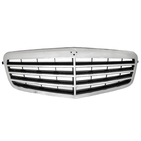Μάσκα Για Mercedes-Benz E-Class W212 09-13 Avantgarde Χρώμιο/Μαύρο 1 Τεμάχιο