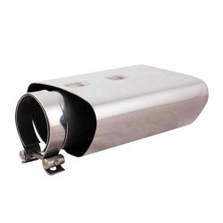 Μπούκα Εξάτμισης Universal Ανοξείδωτη Ασημί Opel Astra OPC Look 4008OPC 1 Τεμάχιο