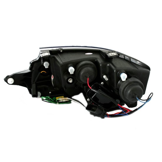 Μπροστινά Φανάρια Set Για Audi TT 8N 98-05 DRL Χρωμίου H7/H1/H7 Με Μοτέρ Sonar