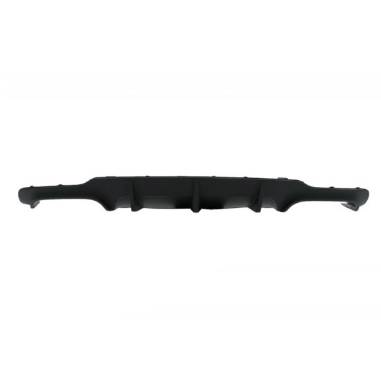 Diffuser Πίσω Προφυλακτήρα Για Mercedes-Benz C-Class W204 11-14 Facelift Amg C63 Look Με 2 Διπλές Εξατμίσεις Δεξιά & Αριστερά Από Abs Πλαστικό 1 Τεμάχιο
