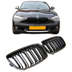 Καρδιές Μάσκας Για Bmw 1 F20 / F21 11-15 M4 Look Με Διπλή Γρίλια Μαύρο Γυαλιστερό 2 Τεμάχια Καρδιές Μάσκας Για Bmw 1 F20 / F21 11-15 M4 Look Με Διπλή Γρίλια Μαύρο Γυαλιστερό 2 Τεμάχια