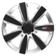 Τάσια Τροχών Αυτοκινήτου 14" GTX 102789 Carbon Μαύρο & Ασημί CBX 4 Τεμάχια