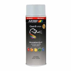 Σπρέι Βαφής Ακριλυκό Λευκό Ματ Motip Crafts RΑL 9010 400ml Σπρέι Βαφής Ακριλυκό Λευκό Ματ Motip Crafts RΑL 9010 400ml