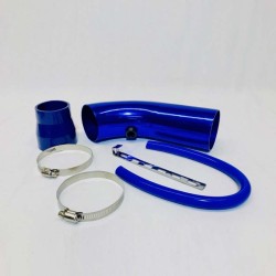 Σωλήνας Εισαγωγής Αέρα Αλουμινίου Μπλέ Φ76mm x 280mm Σωλήνας Εισαγωγής Αέρα Αλουμινίου Μπλέ Φ76mm x 280mm