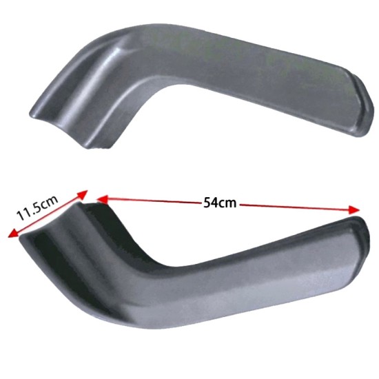 Μπροστινά Spoiler Δεξιά & Αριστερά Universal "Flaps" UT-5001-2 Από Abs Πλαστικό 2 Τεμάχια