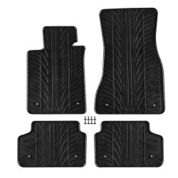 Πατάκια Αυτοκινήτου Gledring 0497 BMW Series 5 G30/G31 2017- Μαύρο 4 Τεμάχια