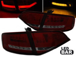 Πισινά Φανάρια Set Για Audi A4 B8 08-11 Sedan Led Bar Κόκκινο/Smoke Sonar Πισινά Φανάρια Set Για Audi A4 B8 08-11 Sedan Led Bar Κόκκινο/Smoke Sonar
