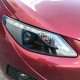 Μπροστινά Φανάρια Set Για Seat Ibiza 6J 08-12 DRL & Led Φλας Μαύρα H9 Με Μοτέρ JunYan