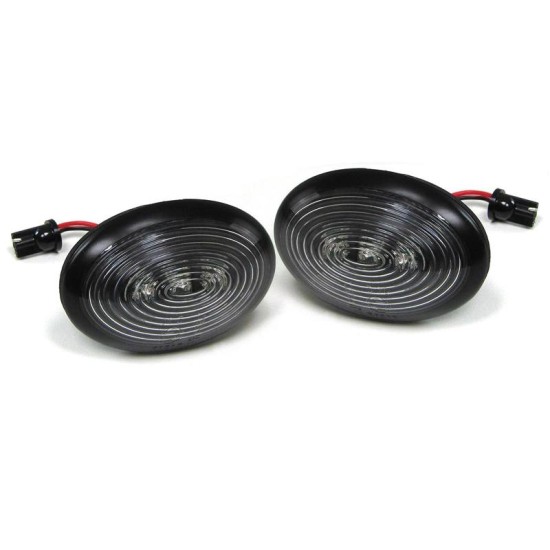 Πλαϊνά Φλας Φτερού Για Mini Cooper R55 / R56 / R57 / R58 / R59 Led Smoke 2Τεμάχια