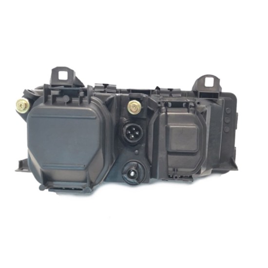 Μπροστινά Φανάρια Set Για Bmw 3 E36 Coupe / Sedan / Compact / Touring 90-99 Angel Eyes Μαύρα H7/H7 Carner