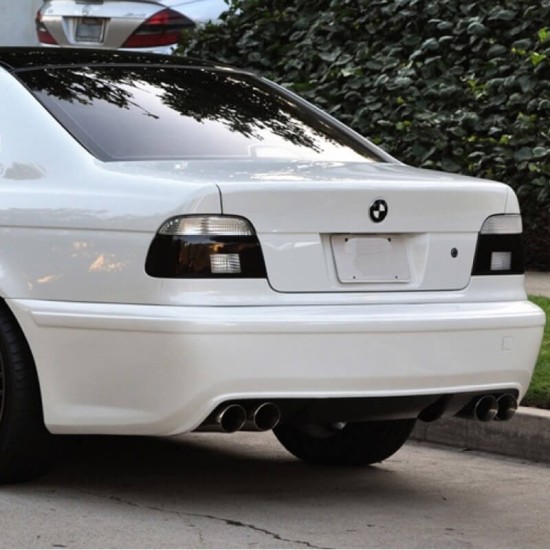 Diffuser Πίσω Προφυλακτήρα Για  Bmw 5 E39 95-03 M5 Με 2 Διπλές Τρύπες Εξάτμισης Αριστερά & Δεξιά Από Abs Πλαστικό 1 Τεμάχιο