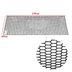 Σίτα Προφυλακτήρα Universal Πλαστική Honeycomb 120x40cm Με Τρύπα 30mm x 11mm Μαύρη Σίτα Προφυλακτήρα Universal Πλαστική Honeycomb 120x40cm Με Τρύπα 30mm x 11mm Μαύρη