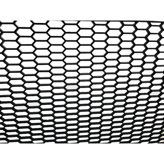 Σίτα Προφυλακτήρα Universal Πλαστική Honeycomb 120x40cm Με Τρύπα 30mm x 11mm Μαύρη