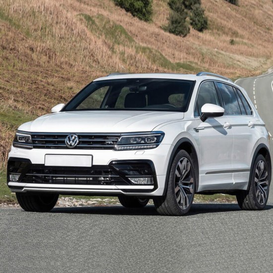 Προστατευτικό Πίσω Προφυλακτήρα Για Vw Tiguan II 15+ Από Ανοξείδωτο Ατσάλι (Steel) Μαύρο