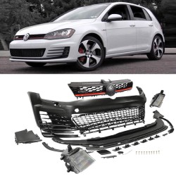 Μπροστινός Προφυλακτήρας Για VW Golf VII (7) 13-17 GTI Look Σετ Με Μάσκα & Led Προβολείς Μπροστινός Προφυλακτήρας Για VW Golf VII (7) 13-17 GTI Look Σετ Με Μάσκα & Led Προβολείς