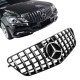 Μάσκα Για Mercedes-Benz E-Class W212 09-13 GT Amg Panamericana Look Μαύρο/Χρώμιο 1 Τεμάχιο