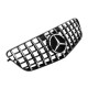 Μάσκα Για Mercedes-Benz E-Class W212 09-13 GT Amg Panamericana Look Μαύρο/Χρώμιο 1 Τεμάχιο
