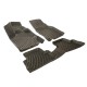 Πατάκια Σκαφάκια 3D Από Λάστιχο TPE Για Seat Leon 1P 2006-2012 Rizline 4 Τεμάχια Μαύρα