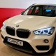 Μπροστινά Φανάρια Set Για Bmw X1 F48 15+ Angel Eyes Full Led Upgrade Μαύρα Με Μοτέρ