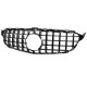 Μάσκα Για Mercedes-Benz C-Class W205 14+ GT Amg Panamericana Look Γυαλιστερή Μαύρη 1 Τεμάχιο
