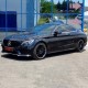 Μάσκα Για Mercedes-Benz C-Class W205 14+ GT Amg Panamericana Look Γυαλιστερή Μαύρη 1 Τεμάχιο